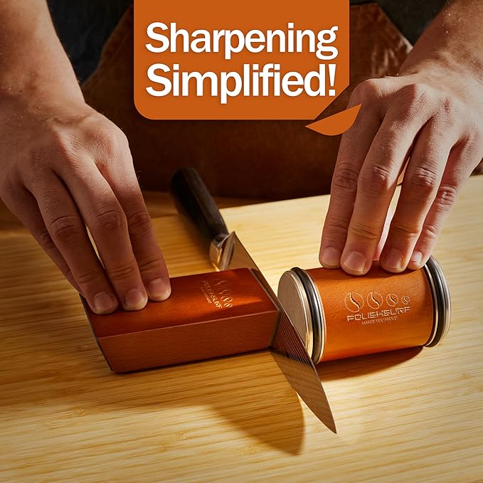 Rolling Knife Sharpener Kit, Blade Sharpening Roller for Kitchen Knives