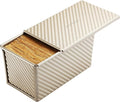Monfish Pullman Loaf Pan w Lid 1lb, 8.5x4.75x4.5