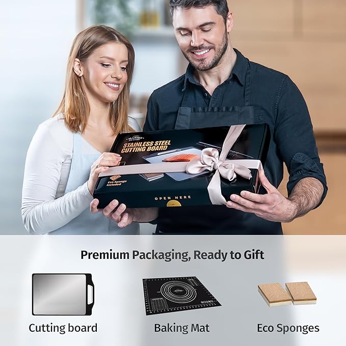 Matiks 316 Stainless Steel Cutting Board Set - 11th Steel Anniversary