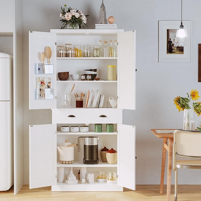 IRONCK Storage Cabinet with Drawers and Doors for Living Room and Entryway