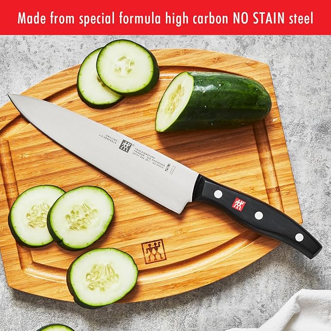 Zwilling Twin Signature 7-Pc Knife Set, Friodur Ice-Hardened Blades