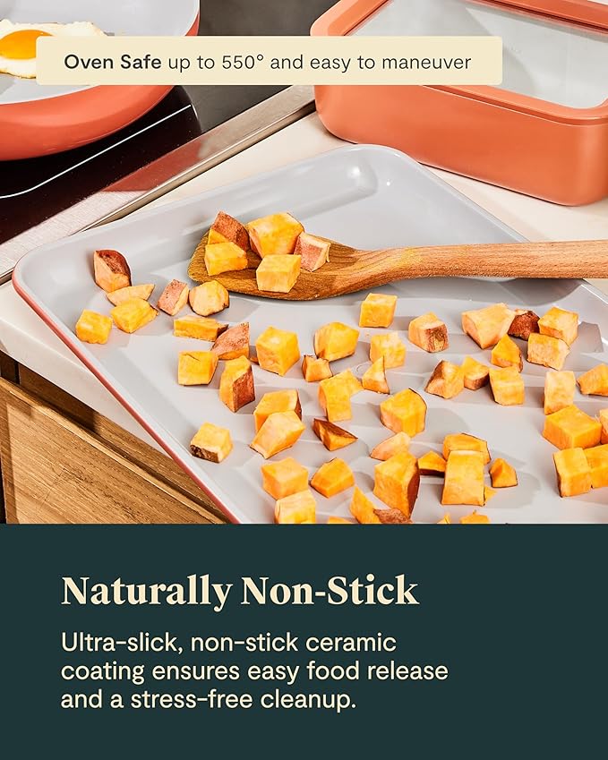 Caraway Non-Stick Ceramic-Coated 15" x 10" Baking Sheet