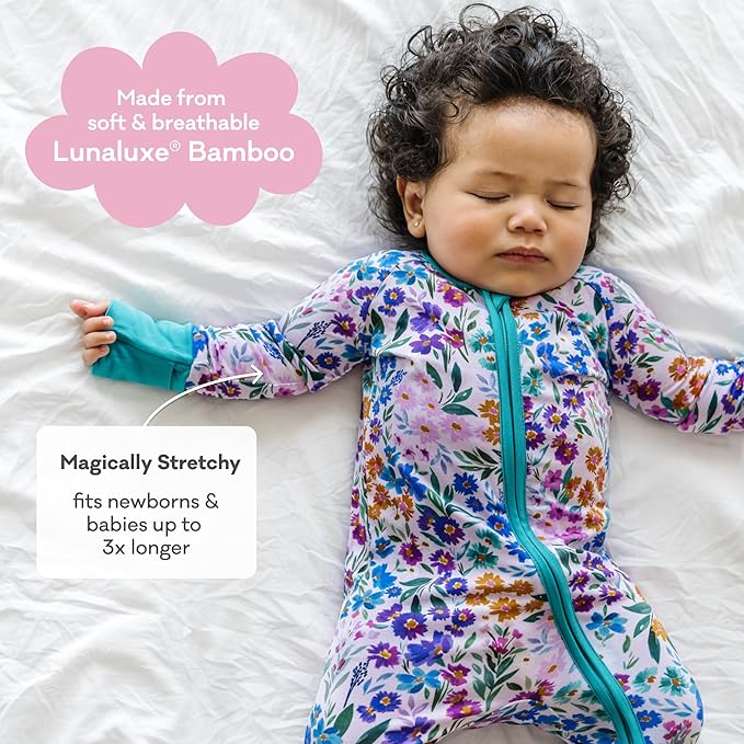 Little Sleepies Baby Pajamas, Sweet Pea, 2T