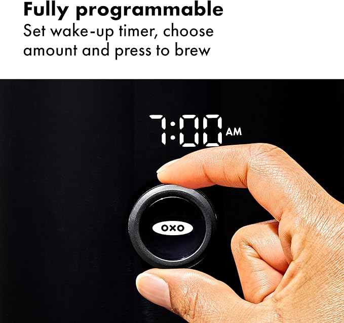 OXO Brew 9-Cup Drip Coffee Maker – Programmable Machine, Matte Black