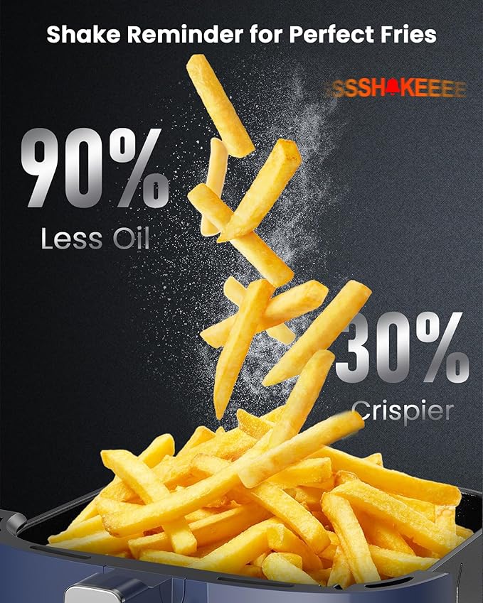 Nuwave Brio Plus Air Fryer 8 Qt, New & Improved, PFAS-Free Ceramic Coating