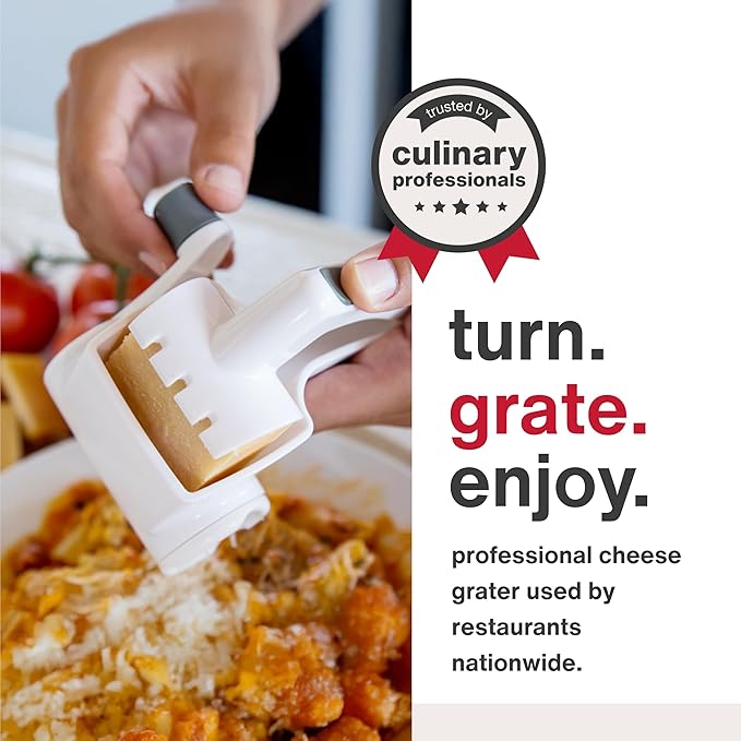 Zyliss Classic Rotary Cheese Grater - NSF Restaurant Certified