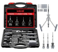 Kolvoii Engine Cylinder Hone Tool Set, 1-1/8", 3" & 4" Hones, Black Case