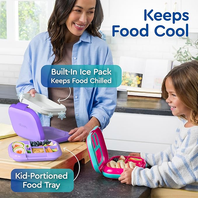 Bentgo Chill Kids 4-Compartment Bento Box Leakproof Lunch Box