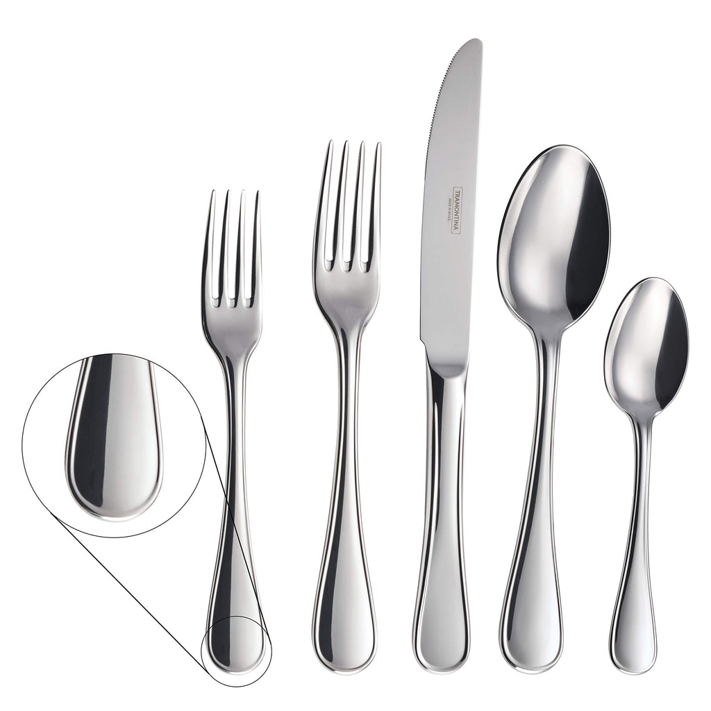 Tramontina 20 Piece Silverware Set - Firenze Utensils Set