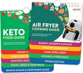 Air Fryer & Keto Cookbook Magnets - Set of 2 (7”x6”) - Air Fryer Accessories & Keto Meal Plan Cookbook - Airfryer Kitchen Appliances - Keto Foods & Keto Diet Book for Beginners - Kitchen Gadgets 2026