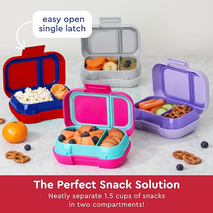 Bentgo Kids Snack Leak-Proof 2 Compartment Bento-Style Container