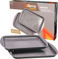 DaTerra Cucina - Nonstick Ceramic Coated Baking Sheet Twin Pack, 16"x11"x1"