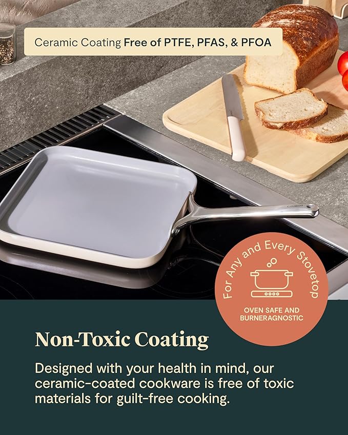 Caraway 11" Non-Stick Square Griddle Pan