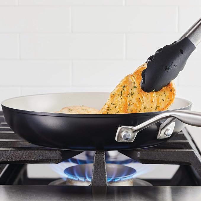 KitchenAid Hard-Anodized Ceramic Nonstick Frying Pan, 10-Inch