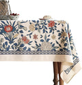 patdrea Vintage French Linen Tablecloth,Rectangular,87"x55"-Ivar A