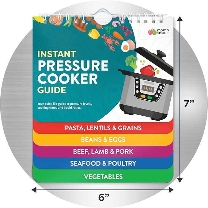 Instant Pot Magnetic Cheat Sheet Magnet - Instant Pot Accessories - Cookbooks Pressure Cooker Cooking Guide - Instapot Booklet - Instantpot Cooking - Kitchen Gifts for Women - Kitchen Gadgets