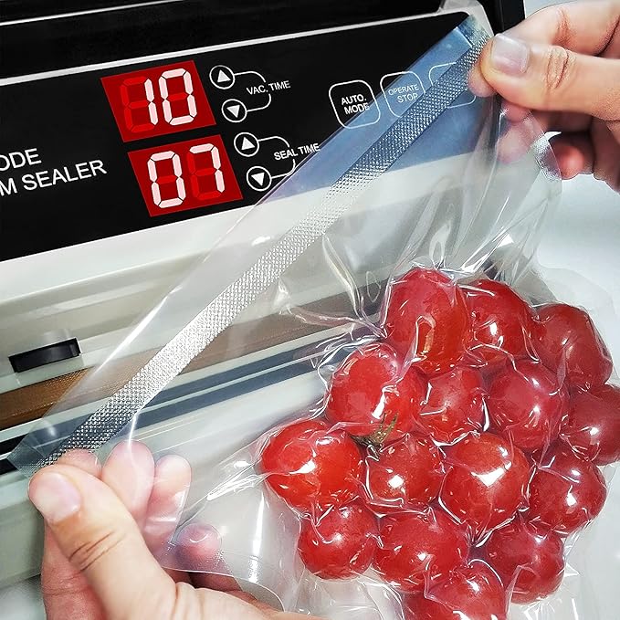 MAGIC SEAL MS175 Nozzle Vacuum Sealer for Mylar Bags, Smooth Flat Pouches