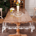 Artbloss Clear Table Cover Protector Vinyl Table Cloth, 60" x 120"