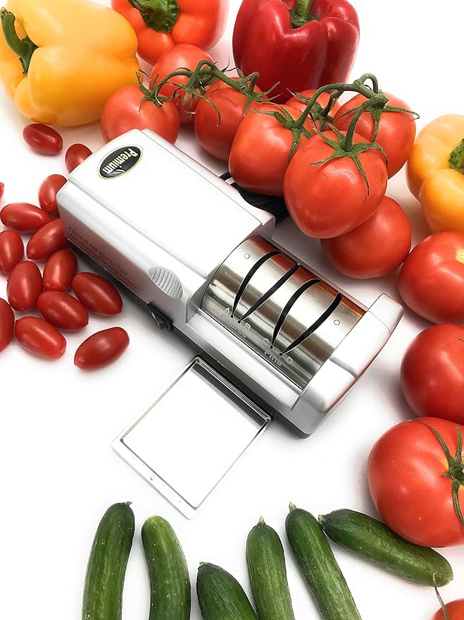 Master Grade Premium Knife Sharpener Bundle Deal with Martin Yan's Chef Knife