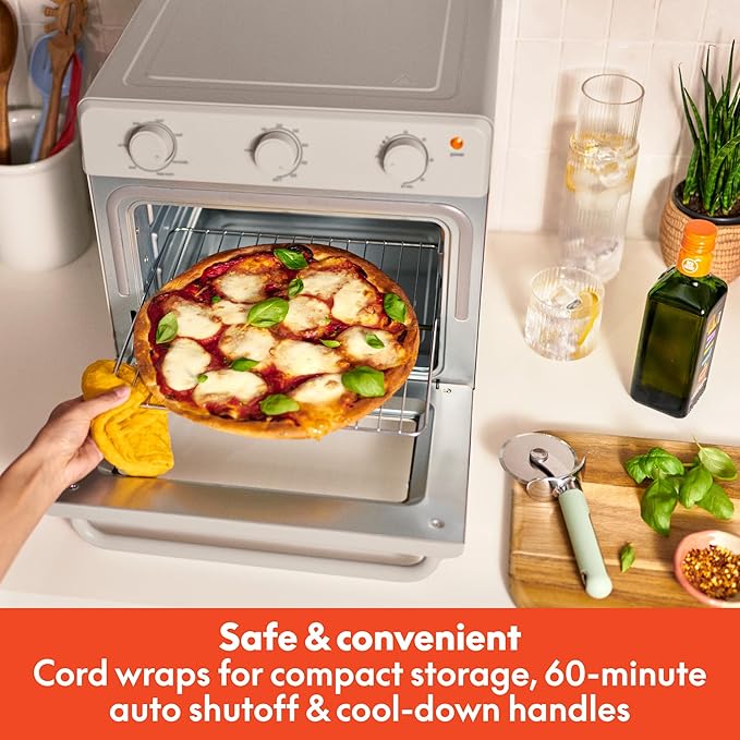bella ROAST French Door Infrared Toaster Oven Air Fryer, Oatmilk