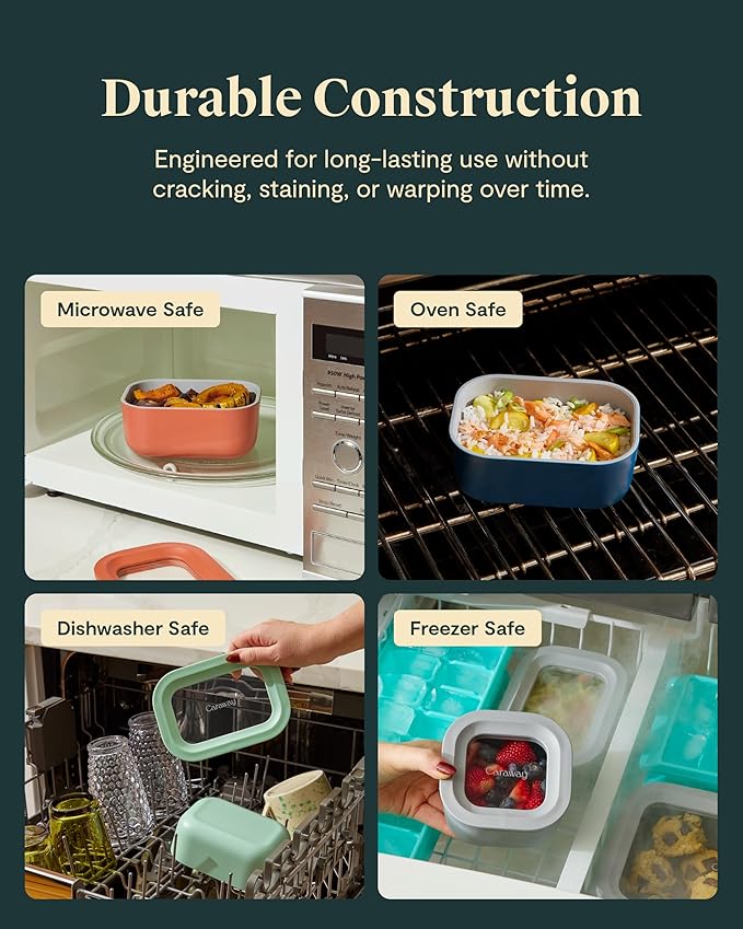 Caraway 6-Piece Food Storage Container Set