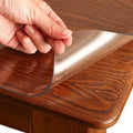 NAP2WELL Clear Table Cover Protector 42 x 78 Inch, 2.0mm Plastic Desk Mat