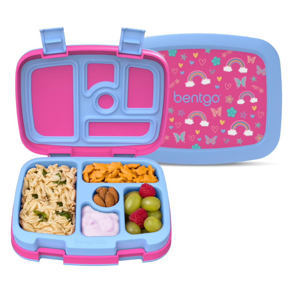 Bentgo Kids Prints Leak-Proof 5-Compartment Bento-Style Kids Lunch Box