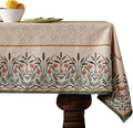 patdrea Vintage French Linen Tablecloth,Rectangular,87"x55"-Cudillero