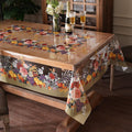 Artbloss Clear Table Cover Protector Vinyl PVC Table Cloth, 55" x 120"