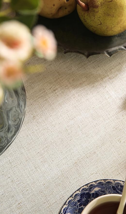 patdrea Vintage French Linen Tablecloth,Square,55"x55"-Ivar B