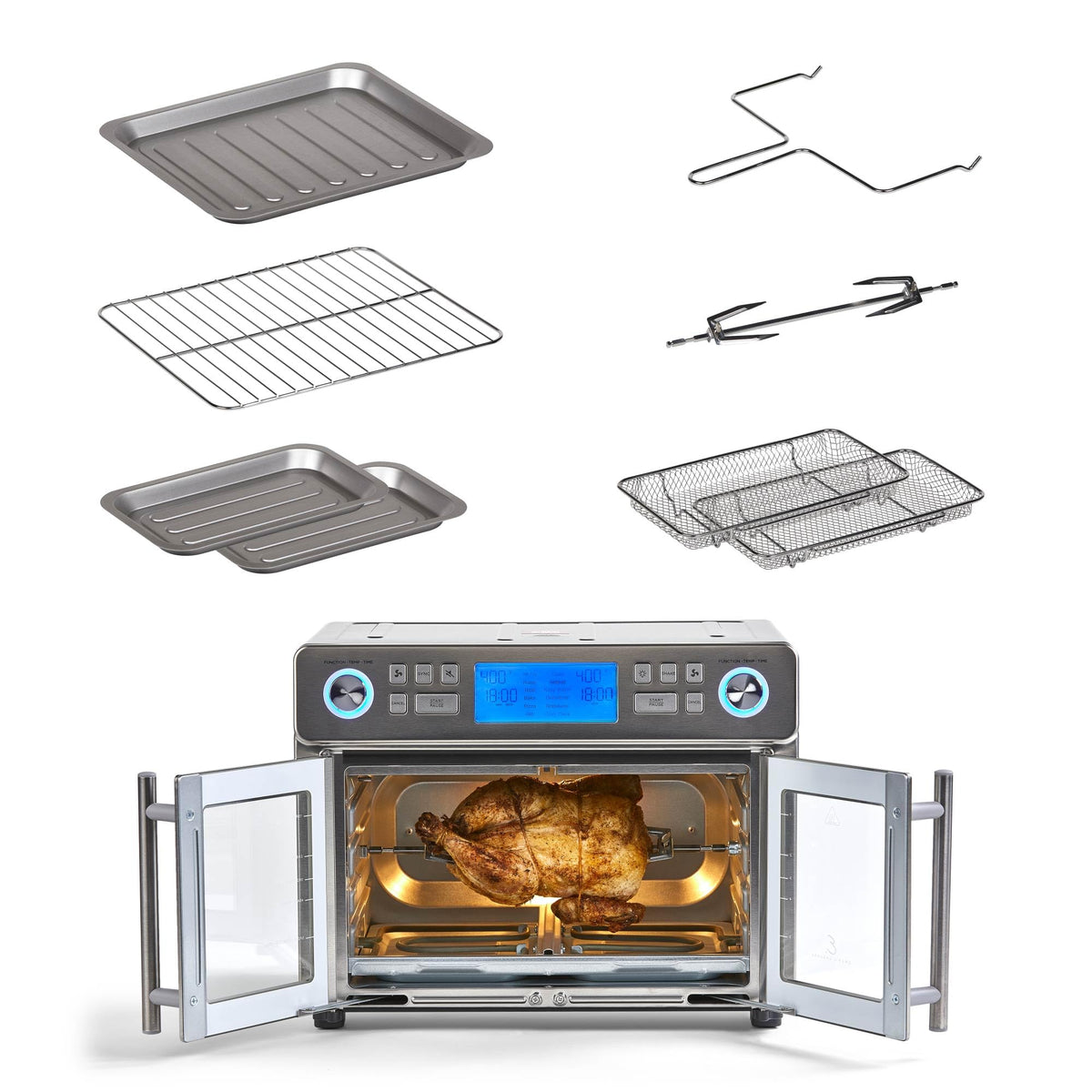 Emeril Lagasse Dual Zone Technology 25QT Air Fryer Oven
