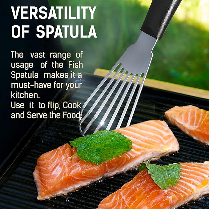 AGRUS Fish Spatula Satainless Steel (10.5 inches)