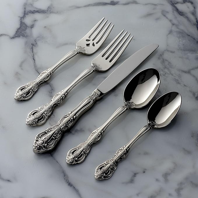 Oneida Michelangelo 20-Piece 18/10 Silverware Set for 4, Flatware