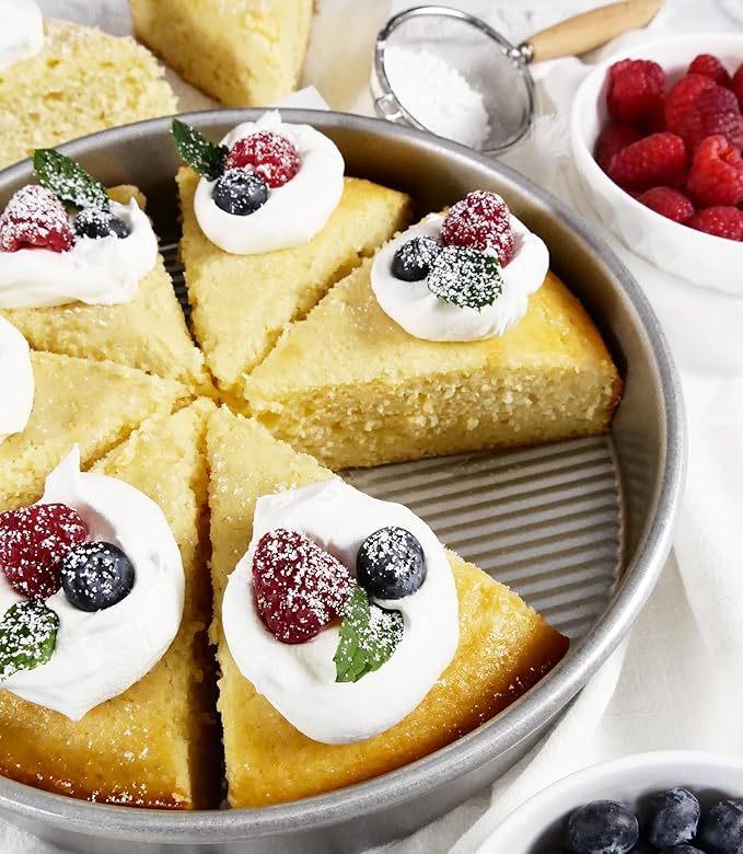 USA Pan Bakeware Nonstick Round Cake Pan, 9-Inch, Aluminized Steel