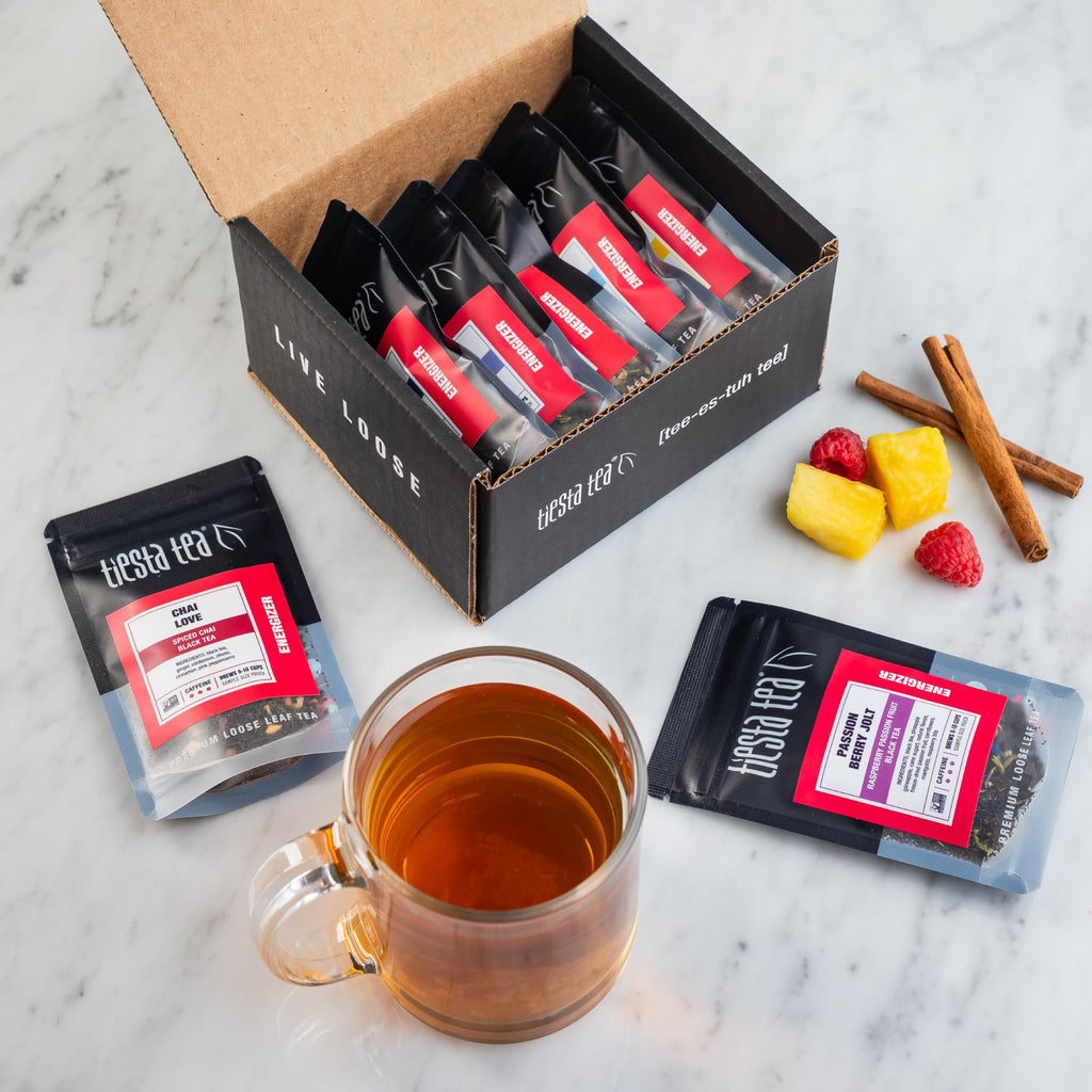 Tiesta Tea - Black Sampler Dry Flight Set, Loose Leaf, High Caffeine