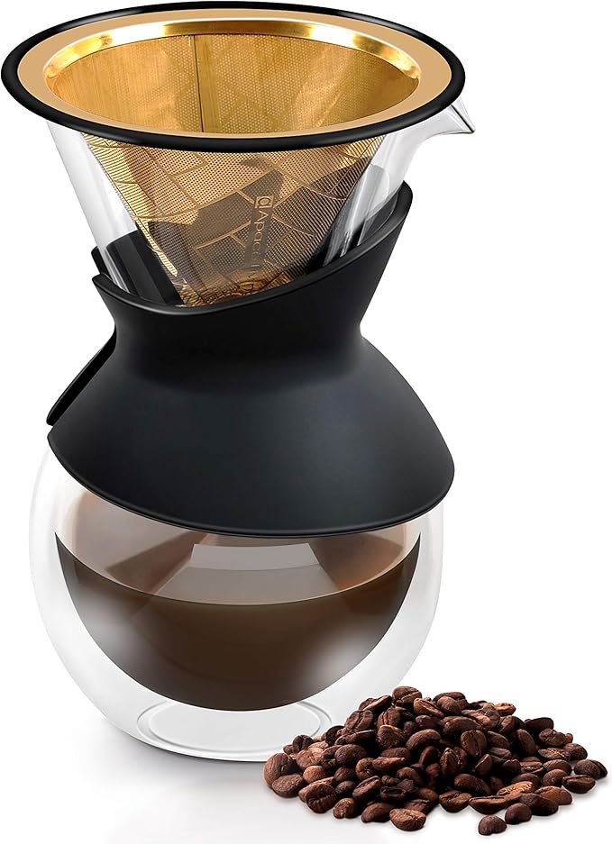 Compatible with Chemex, Hario V60 Pour Over Coffee Filter, Coffee Dripper