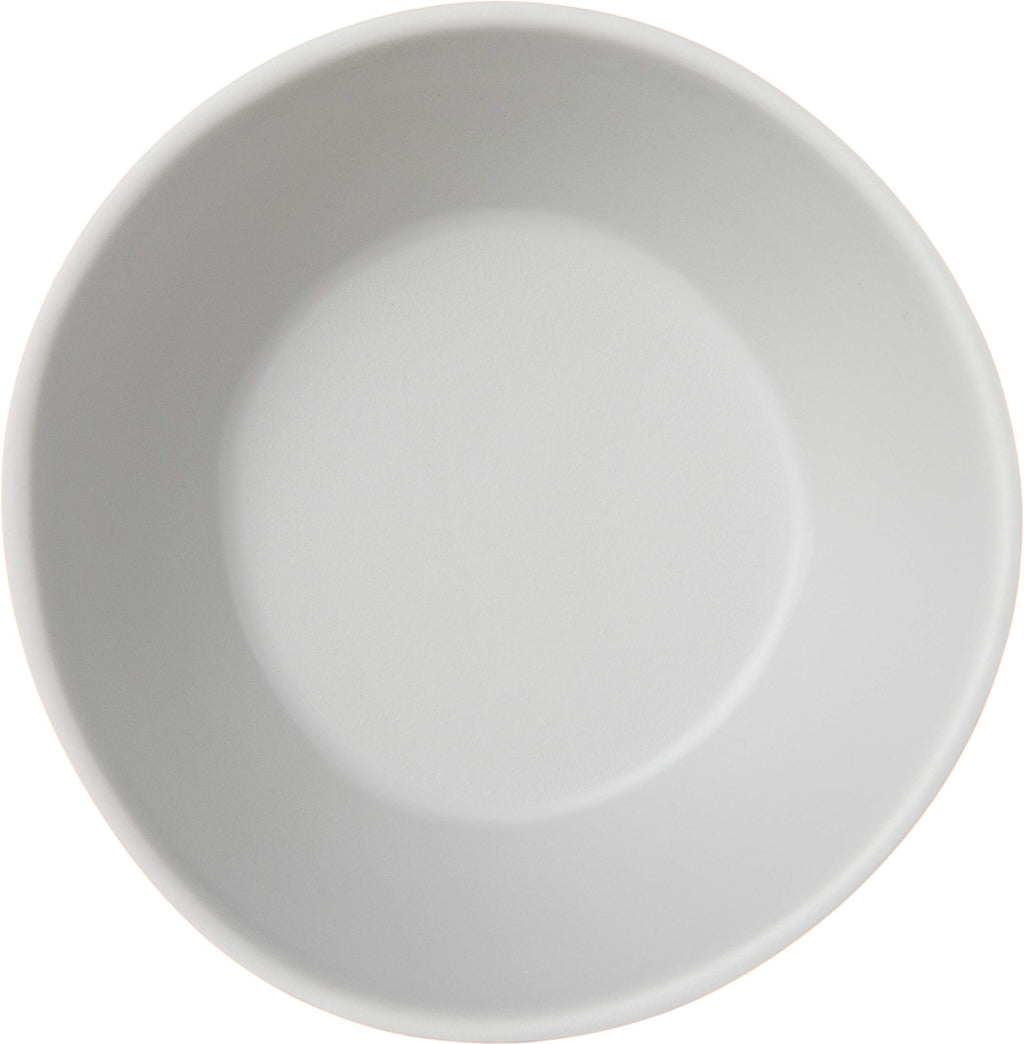 Carlisle FoodService Products Ridge Reusable Plastic Bowl Soup Bowl for Home and Restaurant, Melamine, 8 Ounces, Cement, (Pack of 24)