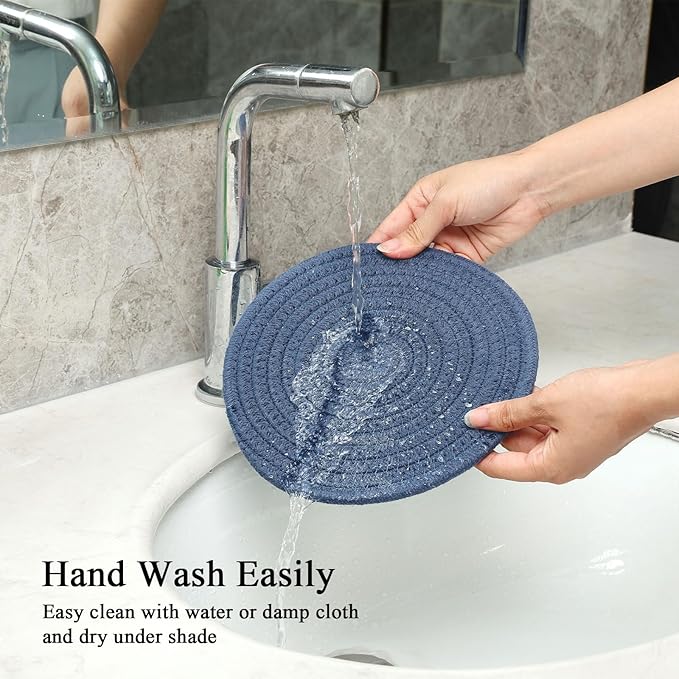 SHACOS 8 Inches Trivets for Hot Dishes, 6 Pcs