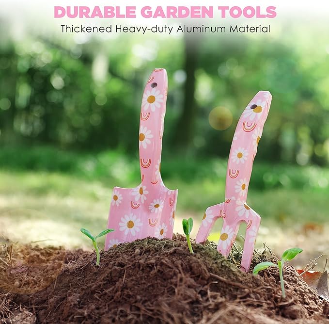 WORKPRO Aluminum Garden Tool Set, 4PCS Heavy Duty Gardening Tools