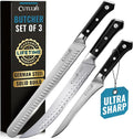 Cutluxe Butcher Knife Set, Brisket, Breaking & Boning Knife for Meat