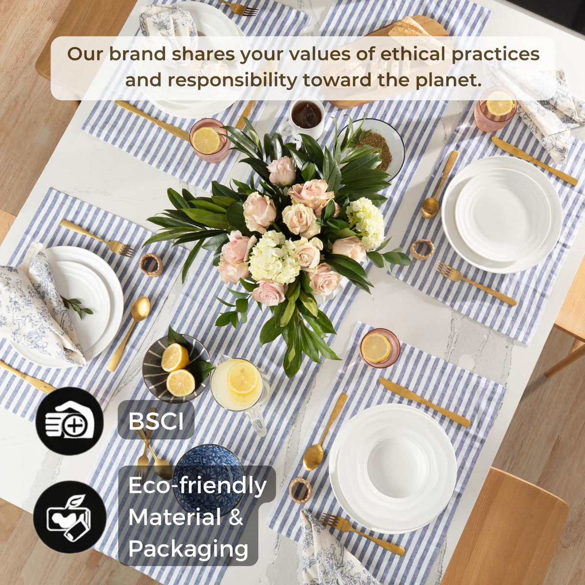 Pots & Patterns Organic Wave Dinnerware Set, 12-Piece Nature-Inspired Porcelain Dinner Plates & Bowls Set for 4, Wide Rimmed Pasta Bowls, Modern White Dishes for Hosting, Dishwasher & Microwave Safe
