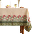 patdrea Vintage French Linen Tablecloth,Square,55"x55"-Cecilia D