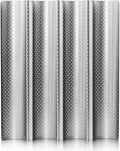 Anaeat Nonstick Perforated French Bread Baking Pan, 15"X 13" Premium Toast Mold, Silver