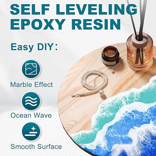 LET'S RESIN Epoxy Resin Kit,1 Gallon Bubble Free & Crystal Clear Resin