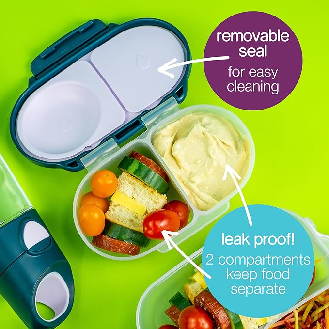 b.box Snack Box, Snack Containers for Kids, Kids Lunch Box, Toddler Snacks
