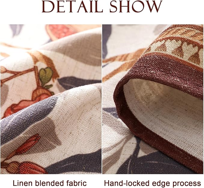 patdrea Vintage French Linen Tablecloth,Rectangular,87"x55"
