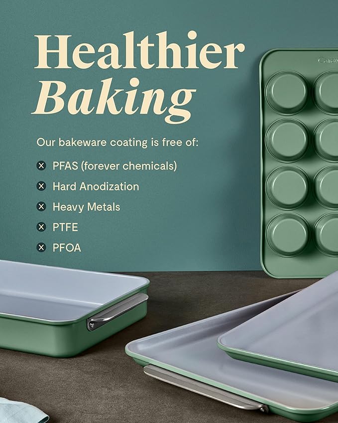 Caraway 5-Piece Non-Stick Ceramic Bakeware Set
