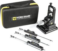 Work Sharp Precision Adjust Knife Sharpener Kit - Fixed Angle Sharpening System for Kitchen & Pocket Knives - Professional Guided Knife Sharpening Tool - PA Elite