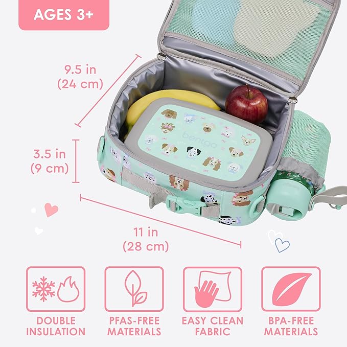 Bentgo Kids Prints Double-Insulated Reusable Lunch Bag