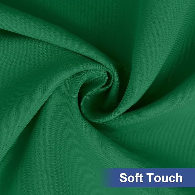 homing Rectangle Table Cloth Cover, Water-Resistant Polyester Elastic Fitted Tablecloth, Fits for 5 Foot Folding Tables, Washable Table Protector for Picnic, Camping, Outdoor (Hunter Green, 30" x 60")